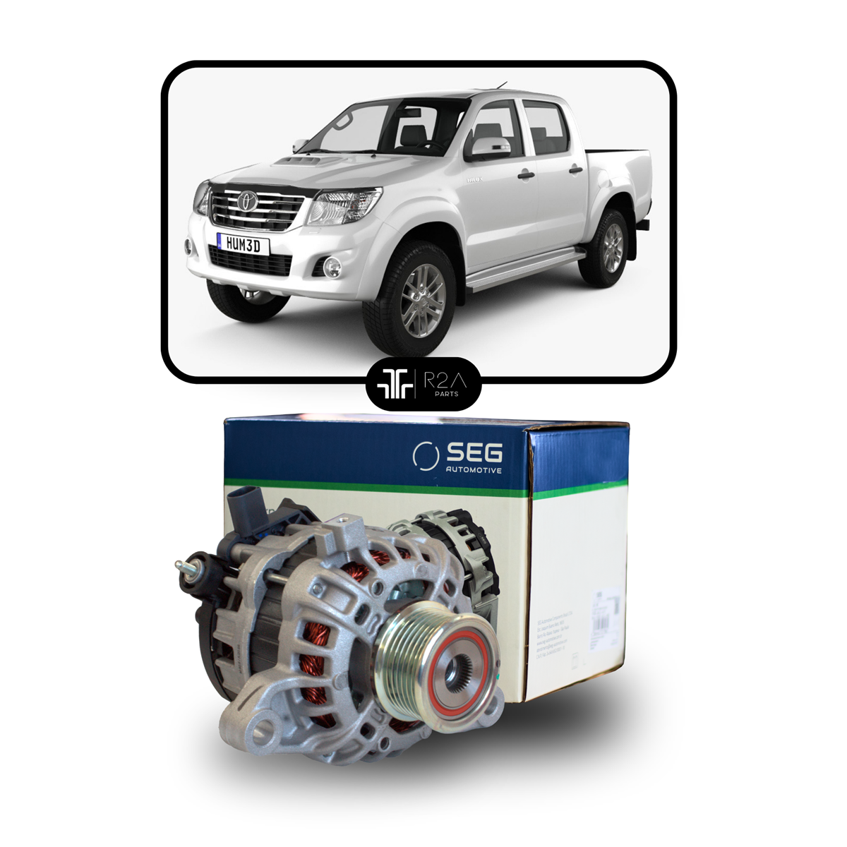 ntntntntです。 Alternador Hilux 90A 2015 Em Diante | 10x Sem Juros