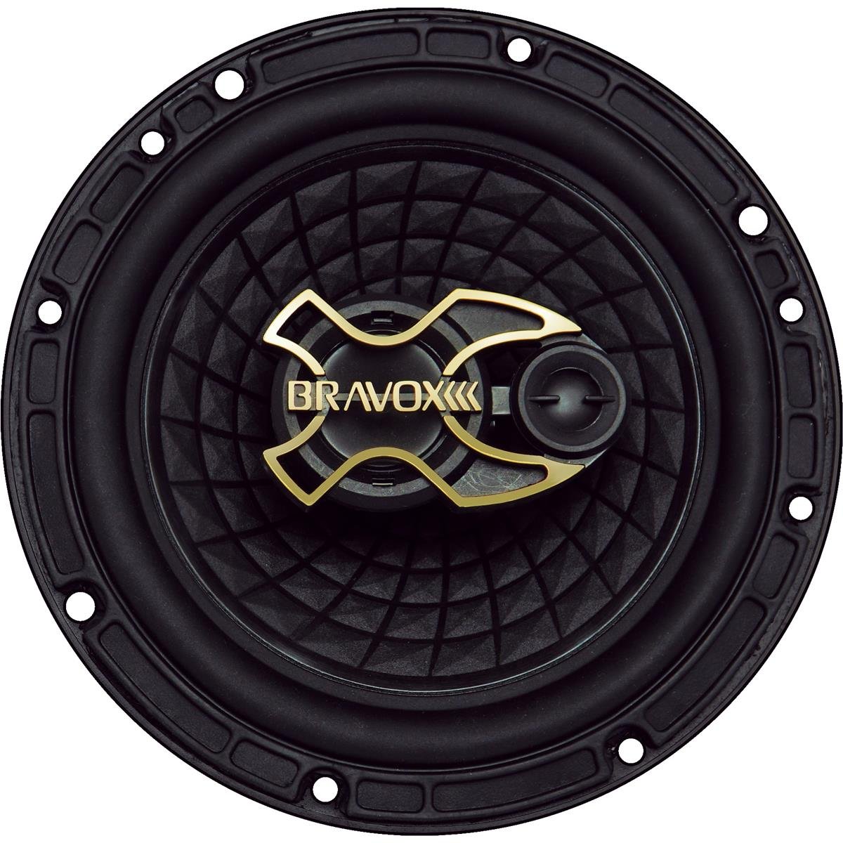 Par Alto-Falante Triaxial Bravox 6 B3x60 Gold 100W Rms